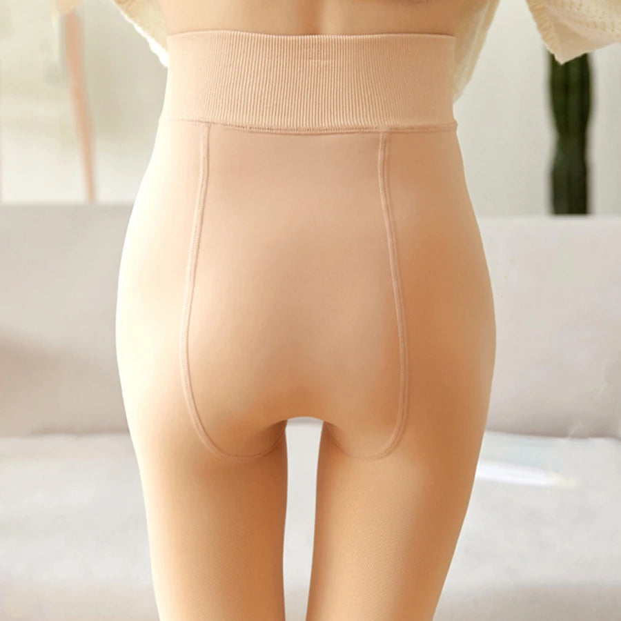Plus Size Warm High-Waist Leggings